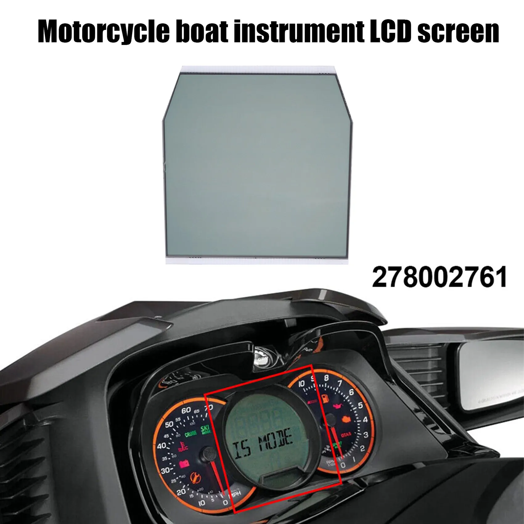 Lancha Instrumentação Tela LCD para Mar 4-TEC 130 155 215 255 260 300 RXP RXT GTX