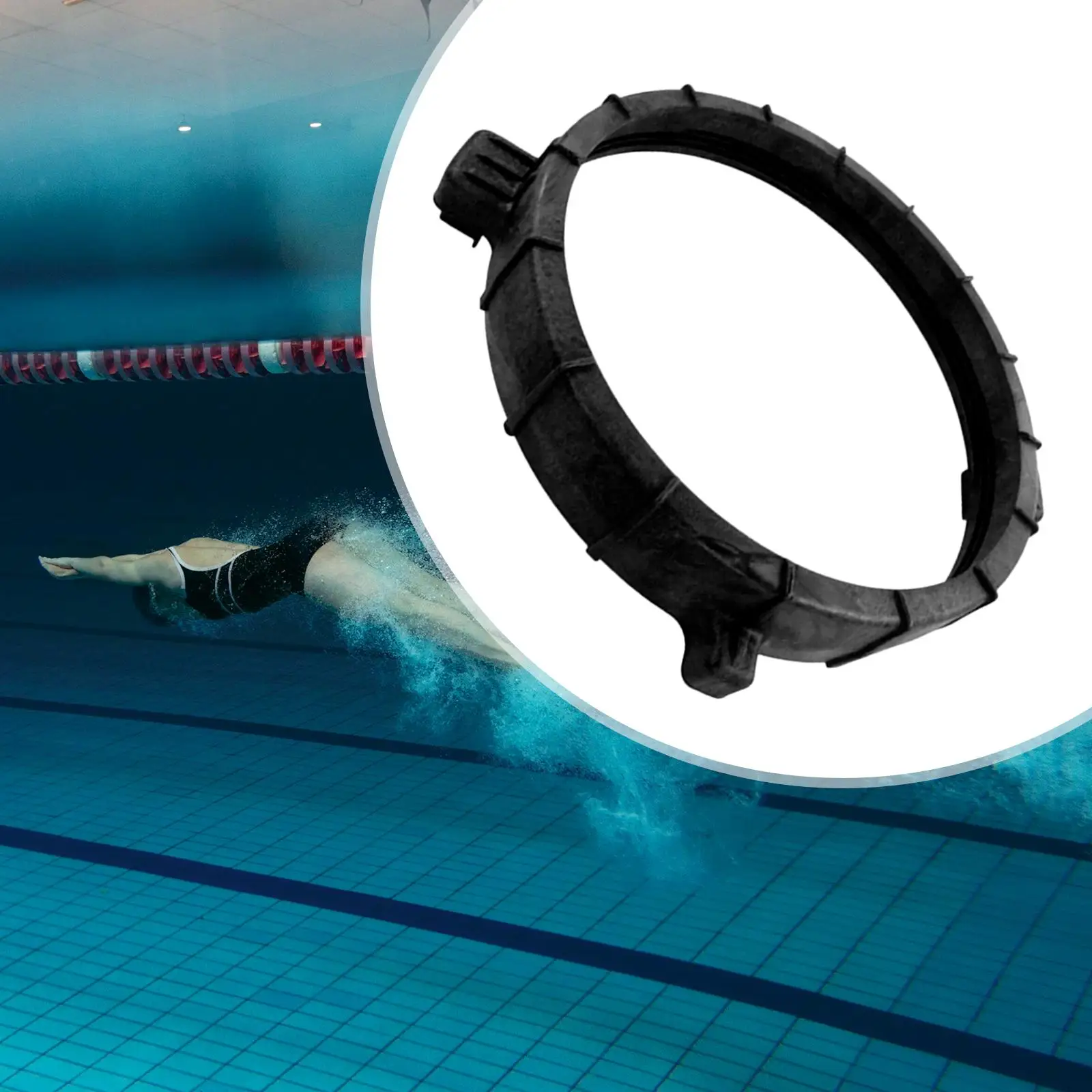 

Locking Ring Assembly O Ring Easy to Install Wear Resistant 59052900 Replace Part Pool Equipment for Pool and SPA Filter