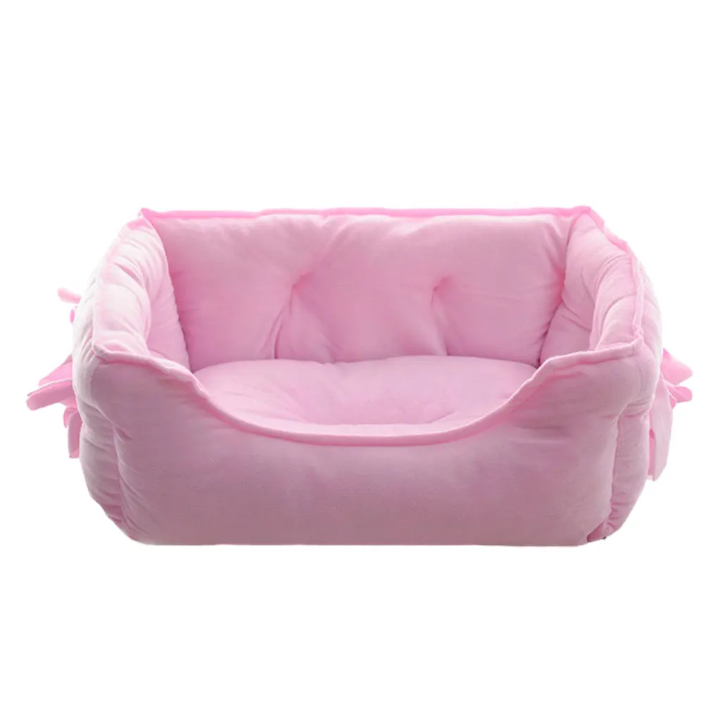 Dog S Dreams Come True Waterproof Bottom Pet Bed With Soft Two Size For Choice Raised Rim Dog Kennel