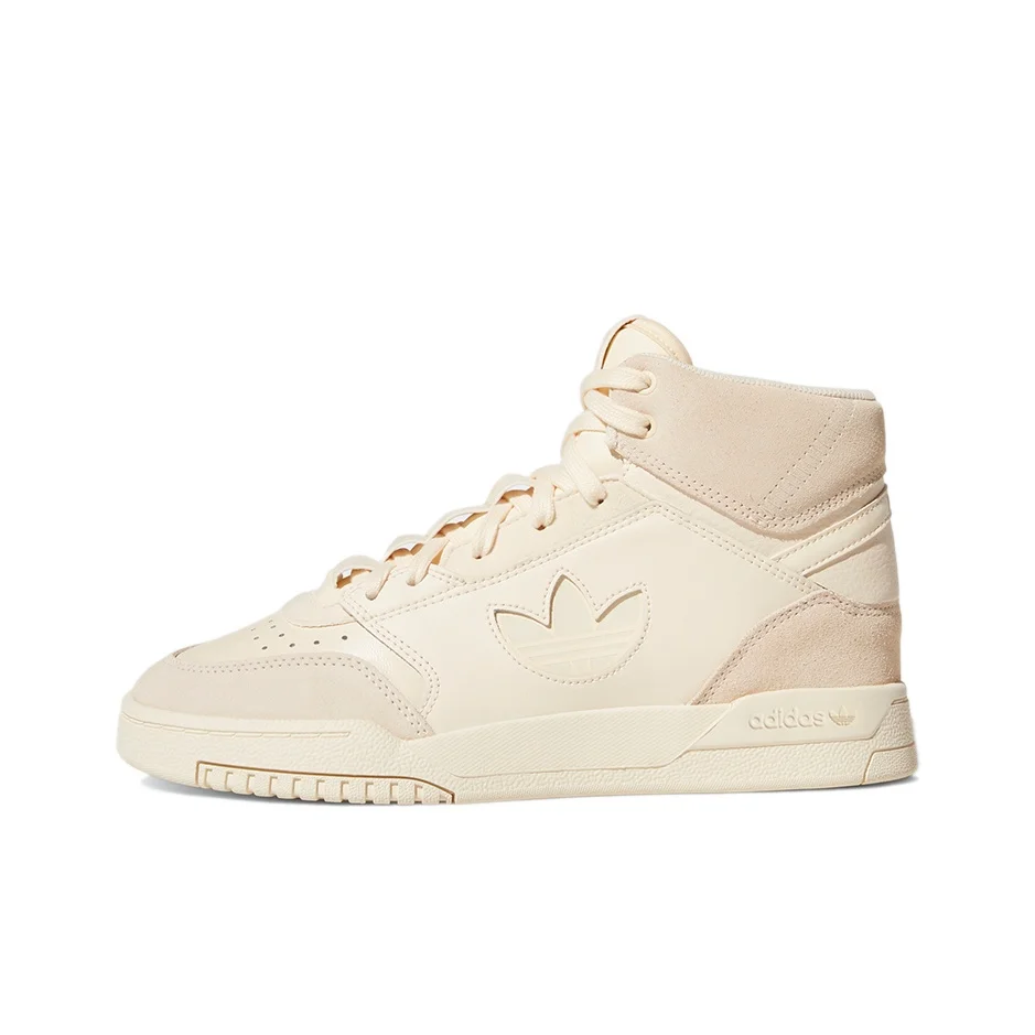 Adidas Originals Drop Step XL Skateboard Shoes Women's Mid Top Beige GZ1585