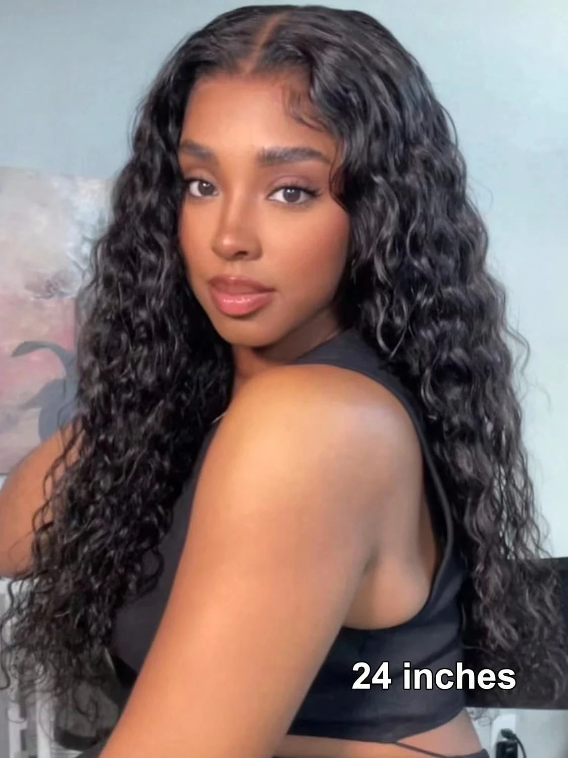 خصلات الشعر المستعار الإنسان موجة المياه 5x5 الدانتيل عقدة غلويليس الباروكات شعر الإنسان قبل قطعها مع شعر الطفل وضعه والذهاب الباروكات 20 بوصة