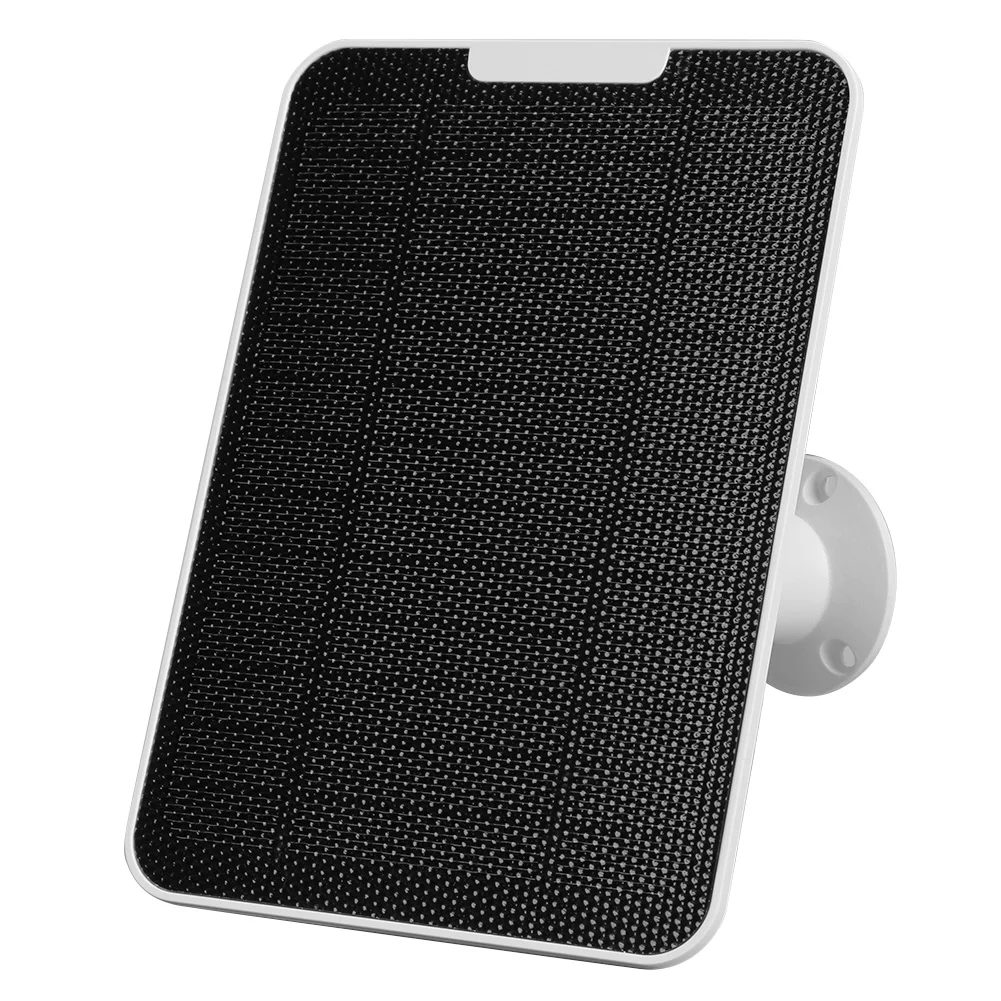 Solar Cells Charger with Rack and Screwdriver Wall Mount Solar Panels 4W 5V 360° Rotation for Google Nest Camera Outdoor Indoor