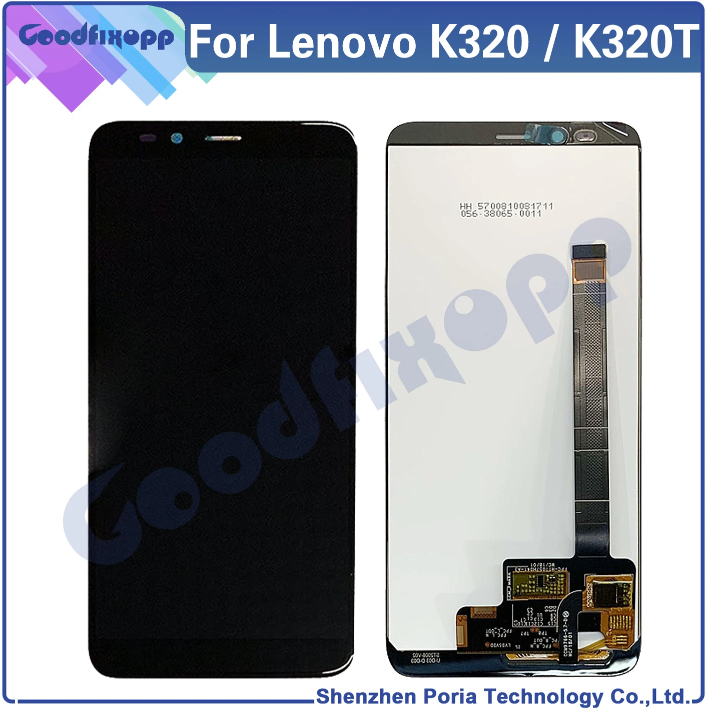 

For Lenovo K320t K320 LCD Display Touch Screen Digitizer Assembly Replacement