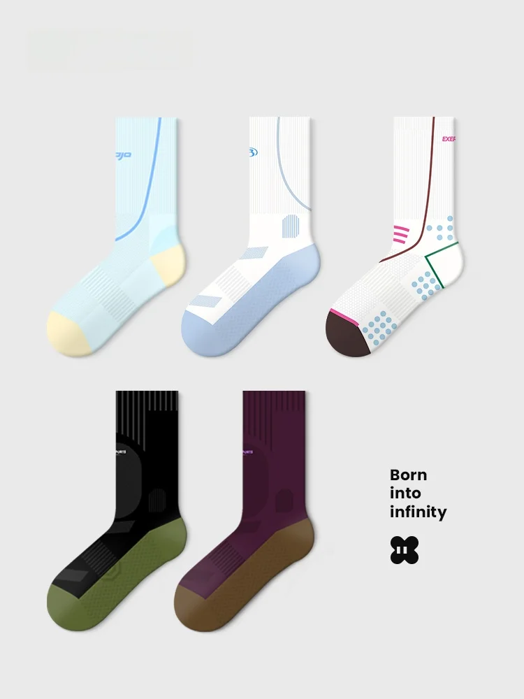 Calcetines Deportivos JKN, Antideslizantes, Absorbentes de Olores, Control de Olores, Media Pantorrilla, Primavera Verano, Calcetines Profesionales de Baloncesto para Hombre