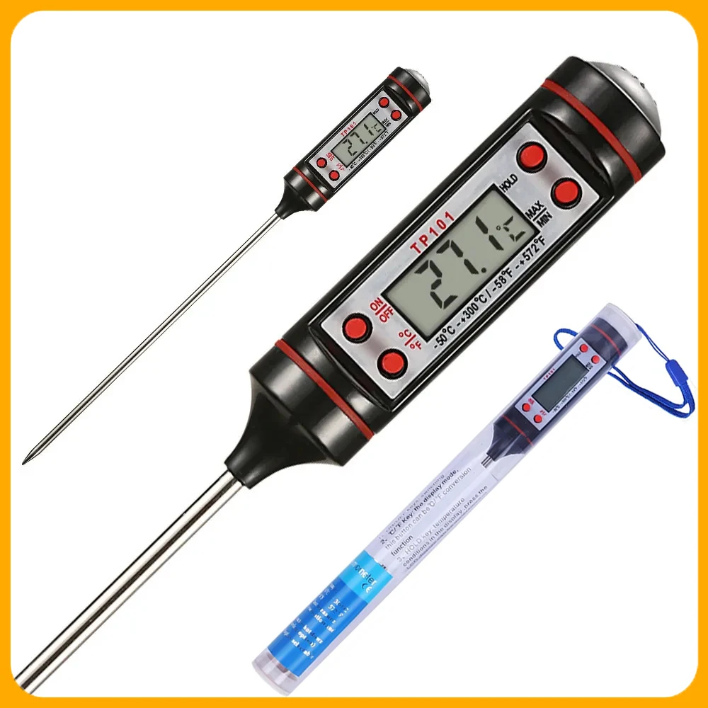 Food Thermometer Baking Temperature Measurement Electronic Probe Kitchen Cooking Temperature Measurement Pen