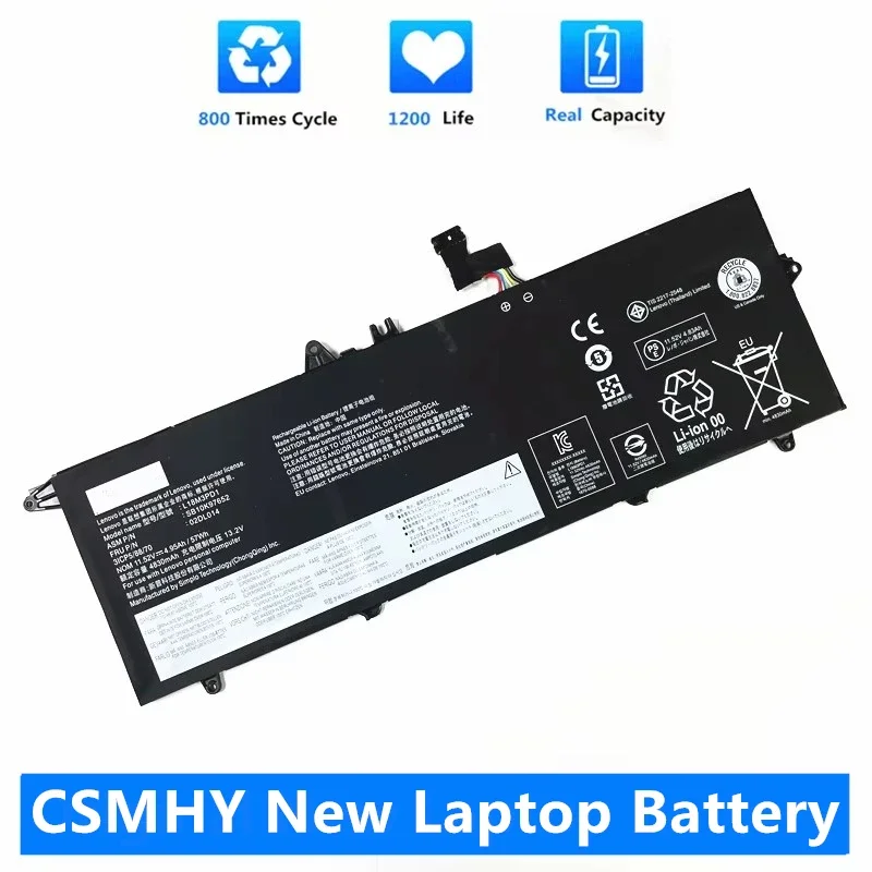 

CSMHY L18M3PD1 L18C3PD2 Laptop Battery For Lenovo ThinkPad T490S T495S T14S TP00105A L18L3PD1 L18M3PD2 02DL013 02DL01