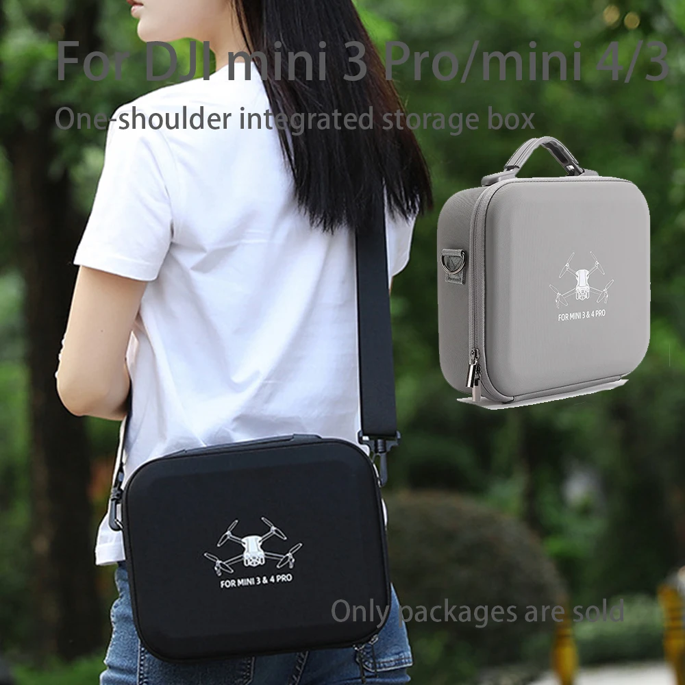 

Сумка на плечо для DJI MINI3/4PR для DJI MINI3 PRO/4/3, черный/серый аксессуар, коробка из искусственного материала