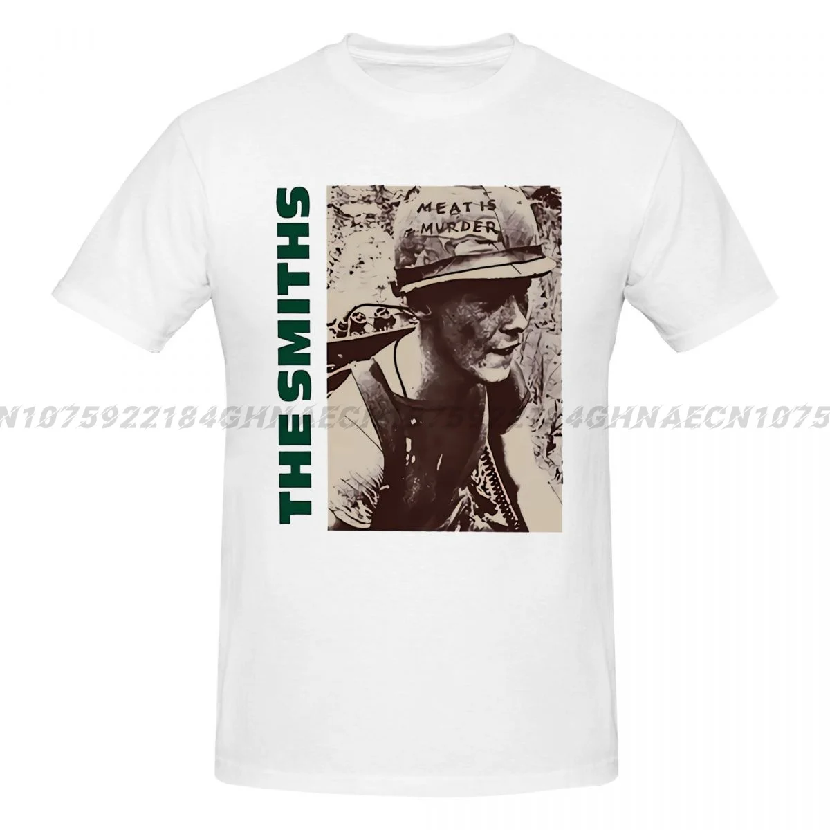 Top Sale The Smiths Meat Is Murder Morrissei Marr 1985 Punk Rock Band Vintage T-shirt Cotton Men T Shirt New TEE TSHIRT