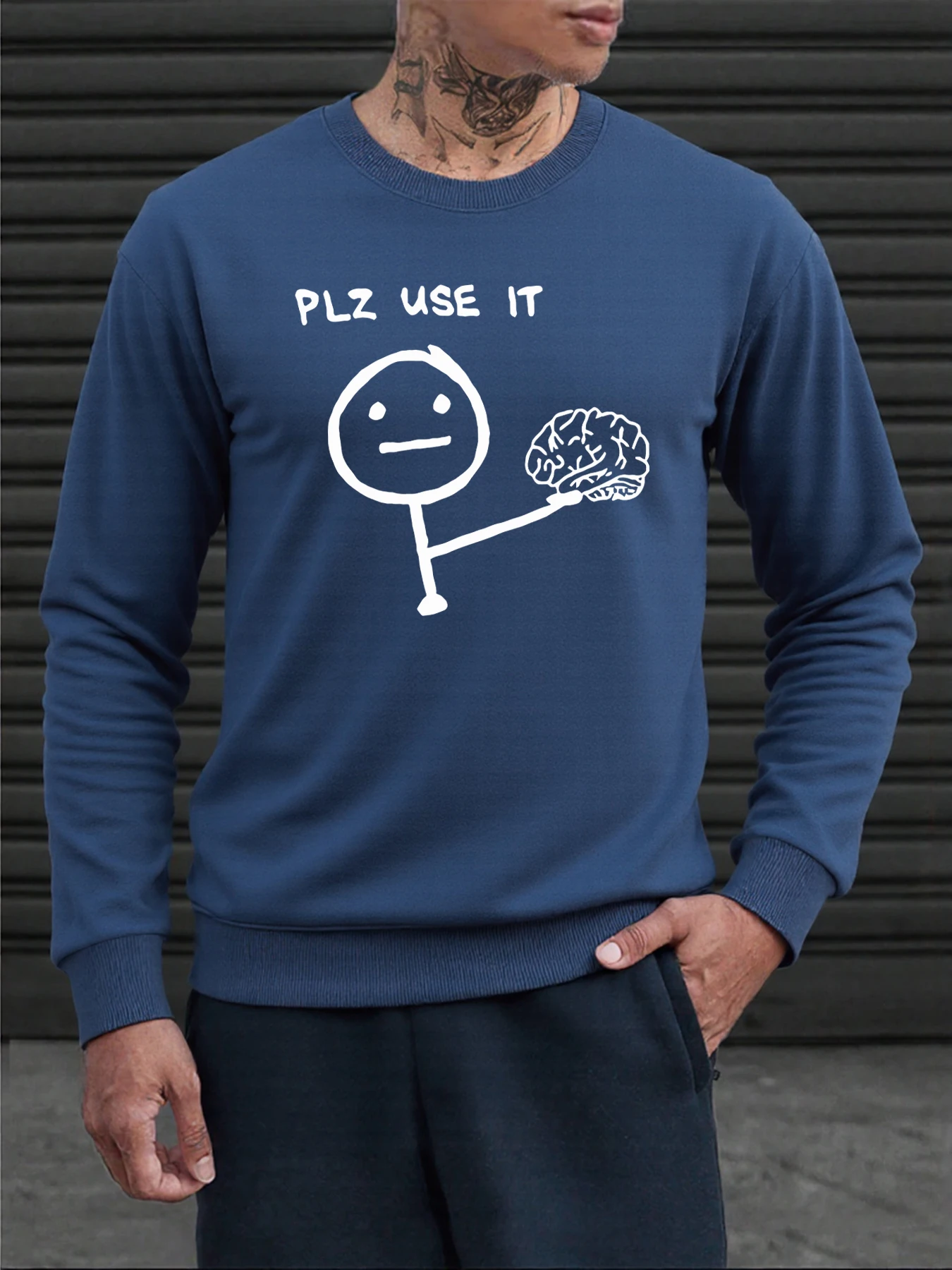 

Пожалуйста, используйте мужской топ с принтом мозга, повседневные пуловеры Y2K, осенний теплый свитшот, универсальные толстовки с горячей распродажей, свободная мягкая одежда