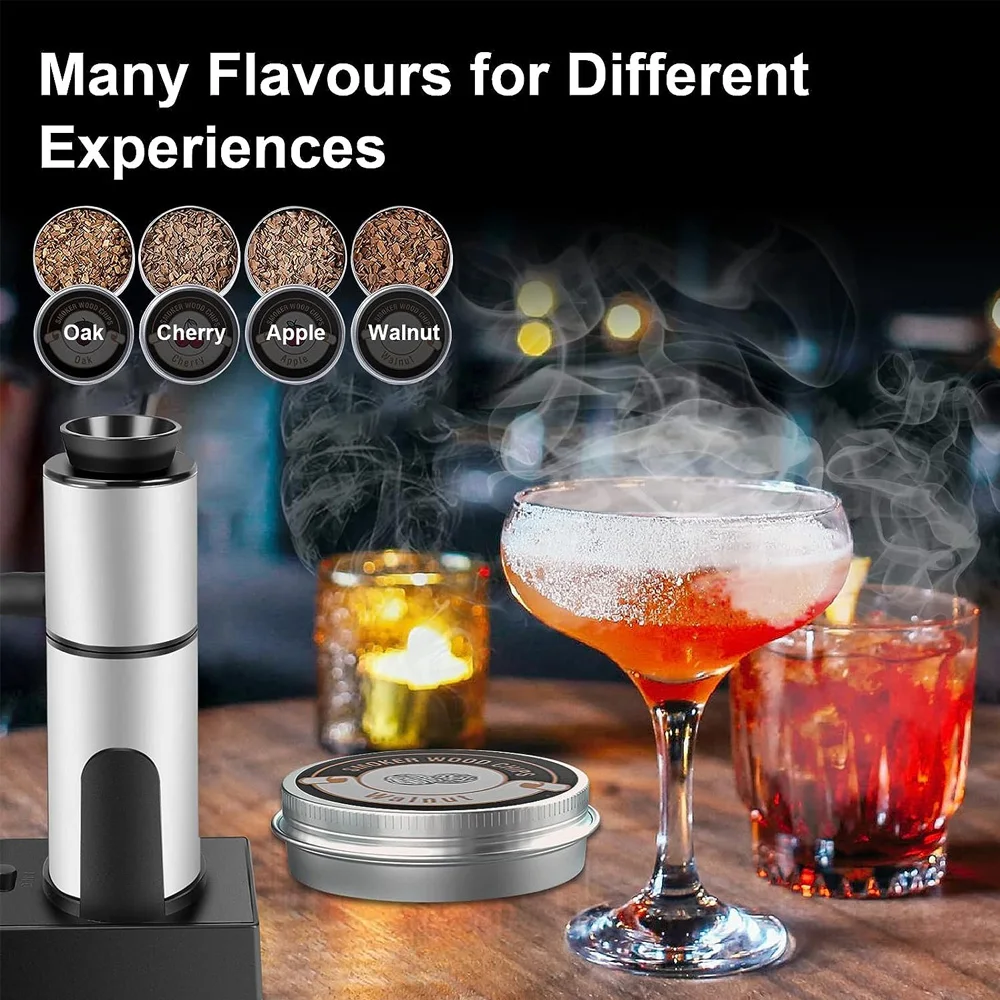 Portable Molecular Cuisine Smoking Gun Smoke Infuser Food Cold Smoke Generator Meat Burn Smokehouse Cooking for BBQ Grill