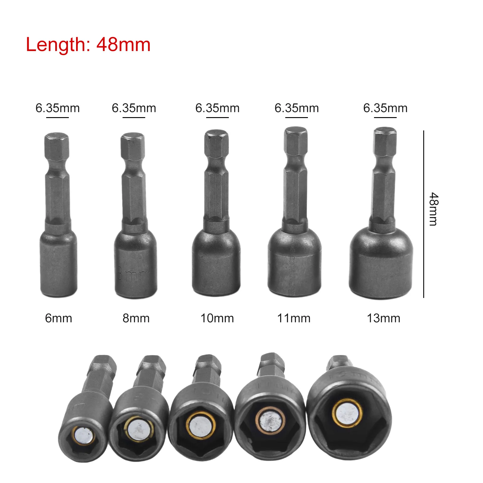 

Fits All Power Drills In Hex Electric Drill Bit Mm Pcs Shank Diameter Snugly And Securely Chrome Vanadium Steel