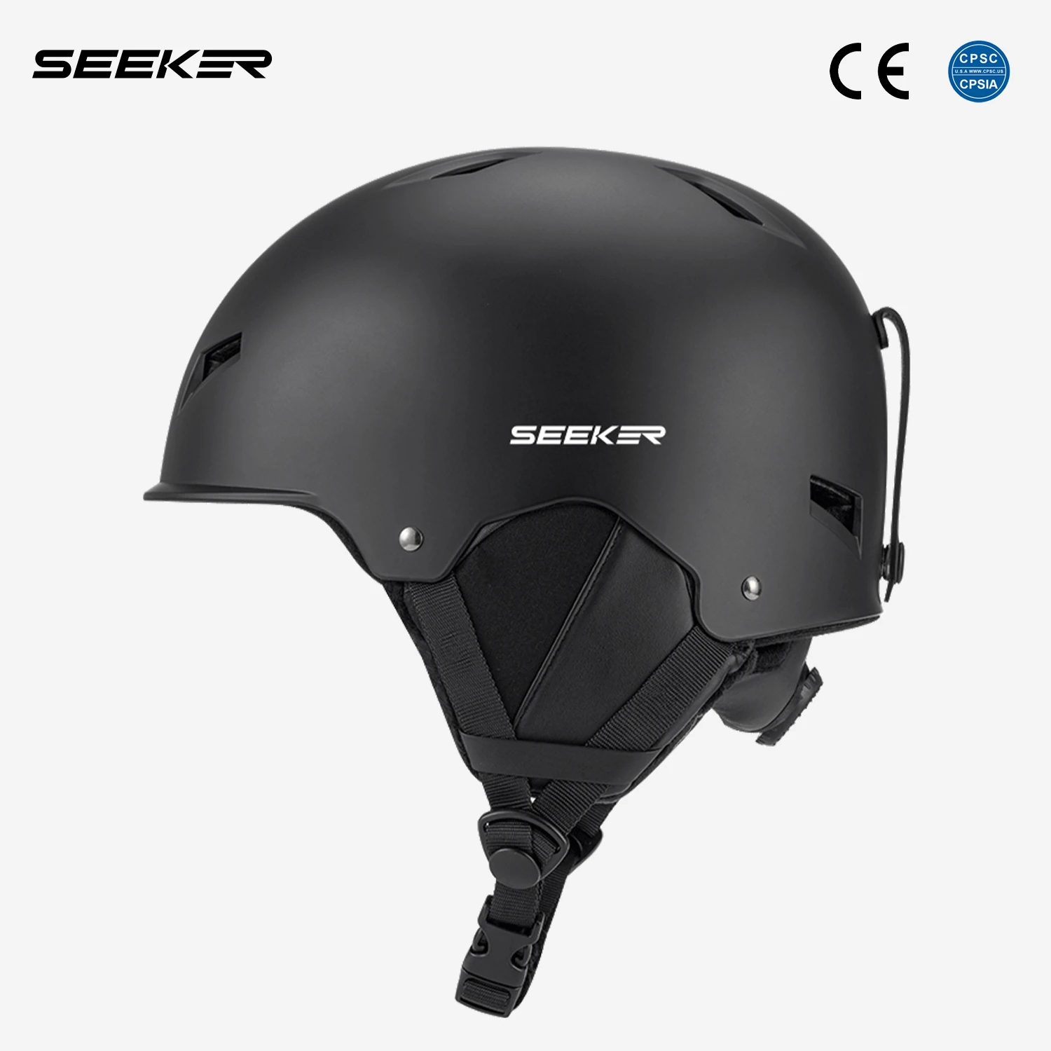seeker-ウィンタースポーツスキーヘルメット-大人用スノーボード＆ダブルボードスキ専用耐衝撃保護ヘルメット-スノースポーツヘルメット