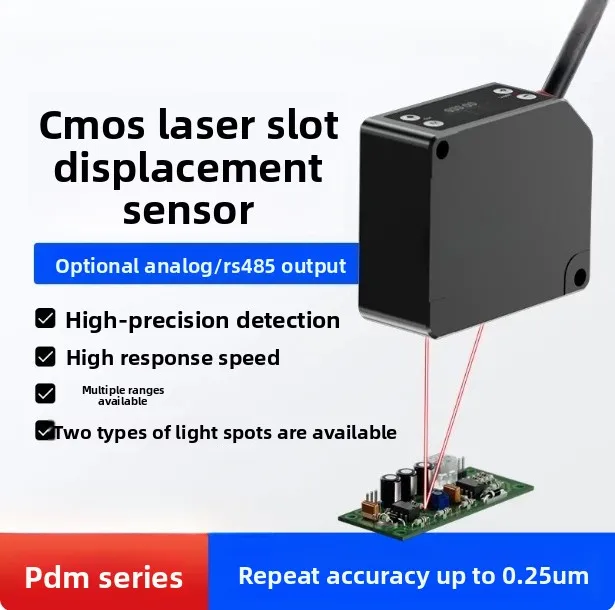 High Precision Laser Displacement Sensor Thickness High Ranging Sensor Analog PDM