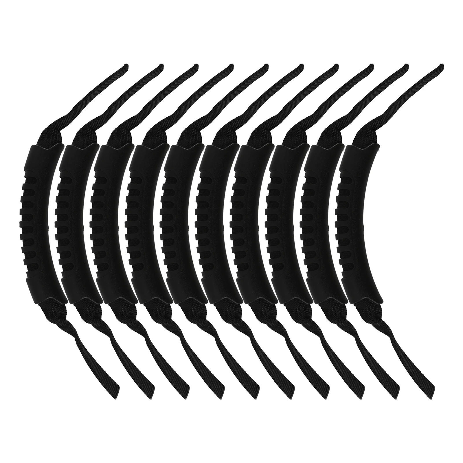 

10pcs Black Inch Plastic Kayak Handles Kayak Canoe Handle Durable Soft Material Canoe Boat Accessories Travel Gear