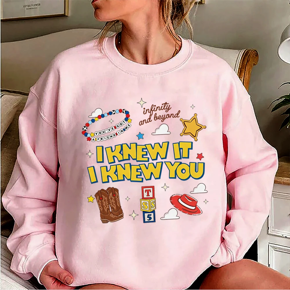 I Knew It I Knew You Sweatshirt TS und TS 5 Freunde-Shirt Woody Infinity and Beyond Pullover Familien-Urlaub Partnerlook Sweatshirts – Detail 5