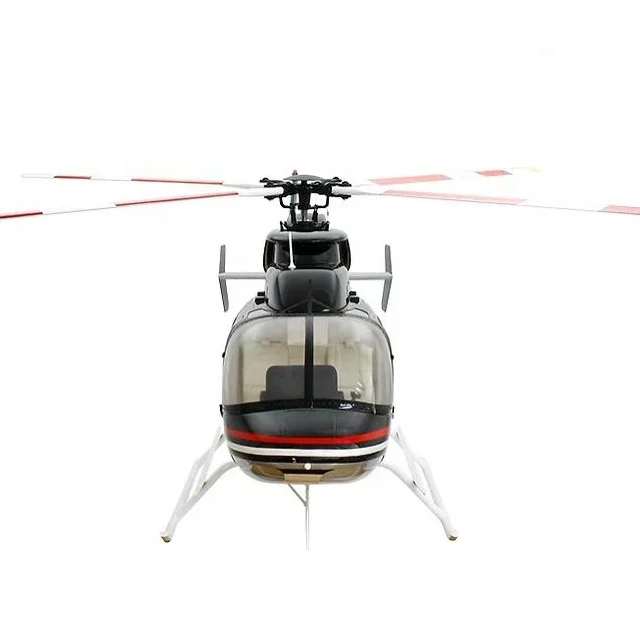 Radio Control Helicopter Fuselage 700 size Bell407 Black/Red/White Toys Aeromodel Aircraft