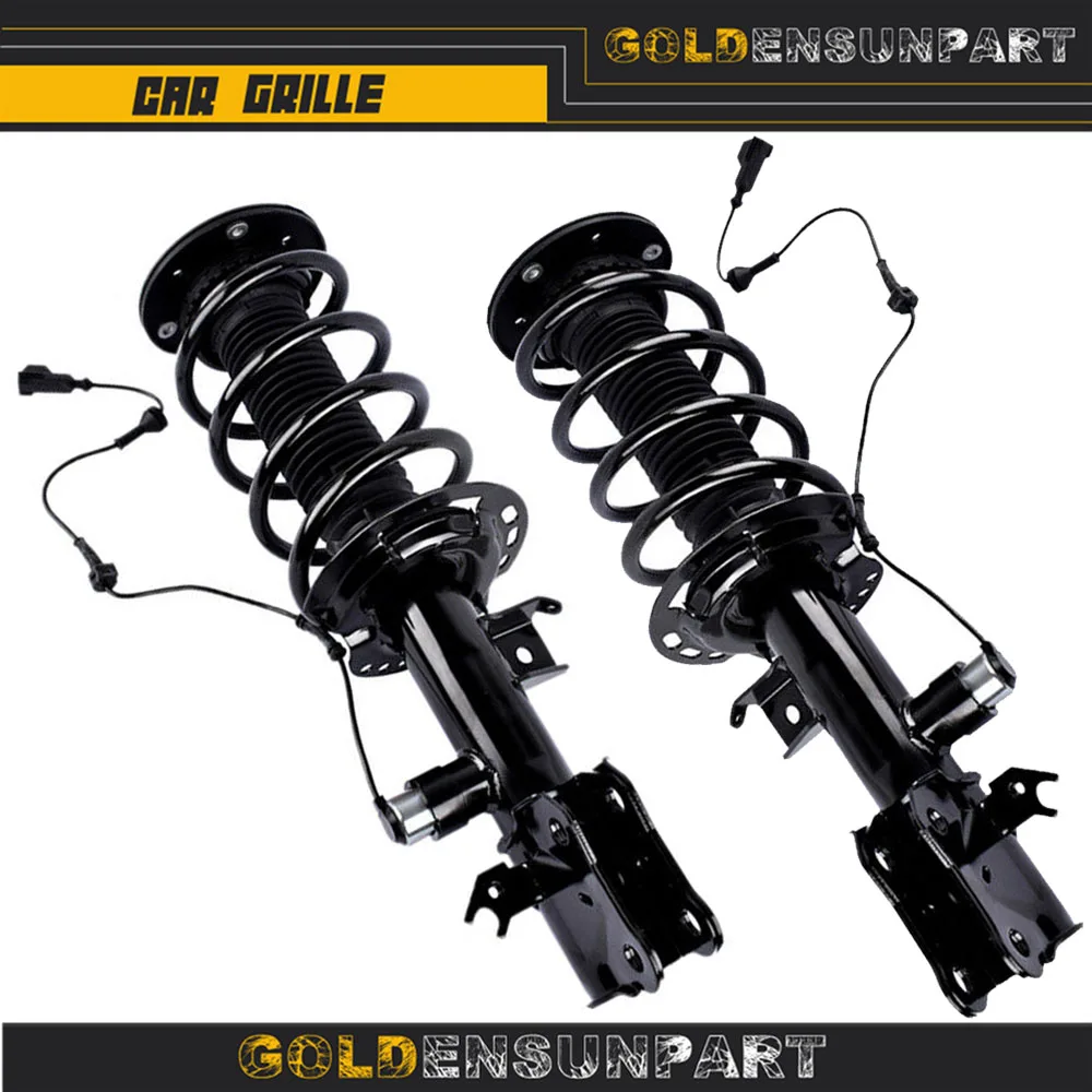 

Pair Front Shock Absorber Struts Spring Assys Electric Fit For Lincoln MKX 2016-2018