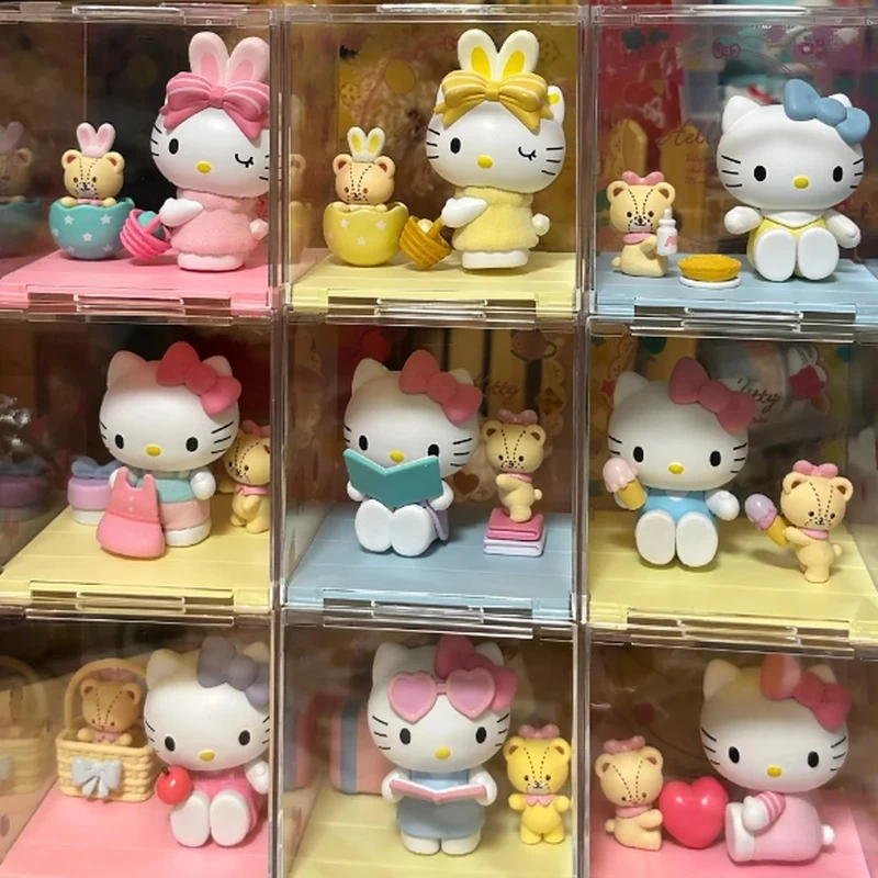 

Genuine Sanrio Figure Sweetheart Playmate Series Blind Box Surprise Mystery Box Collect Model Room Decor Child Customized Gift
