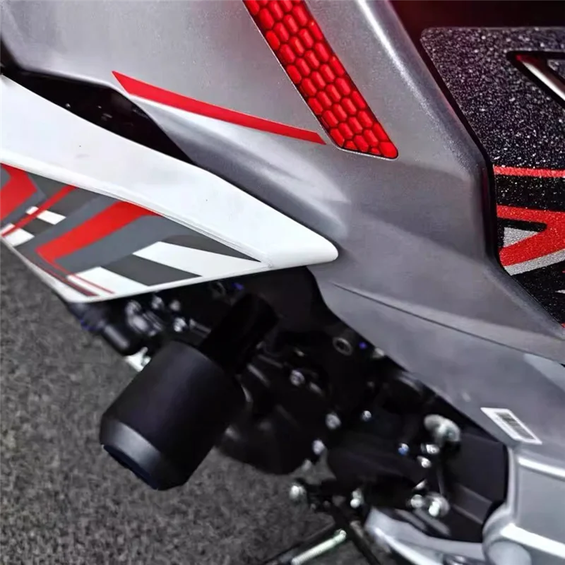 For Zontes 703RR 703Rr Compatible Motorcycle Frame Sliders Anti-Fall Bumper Kit Exhaust Escape Seat Lever Crash Pad