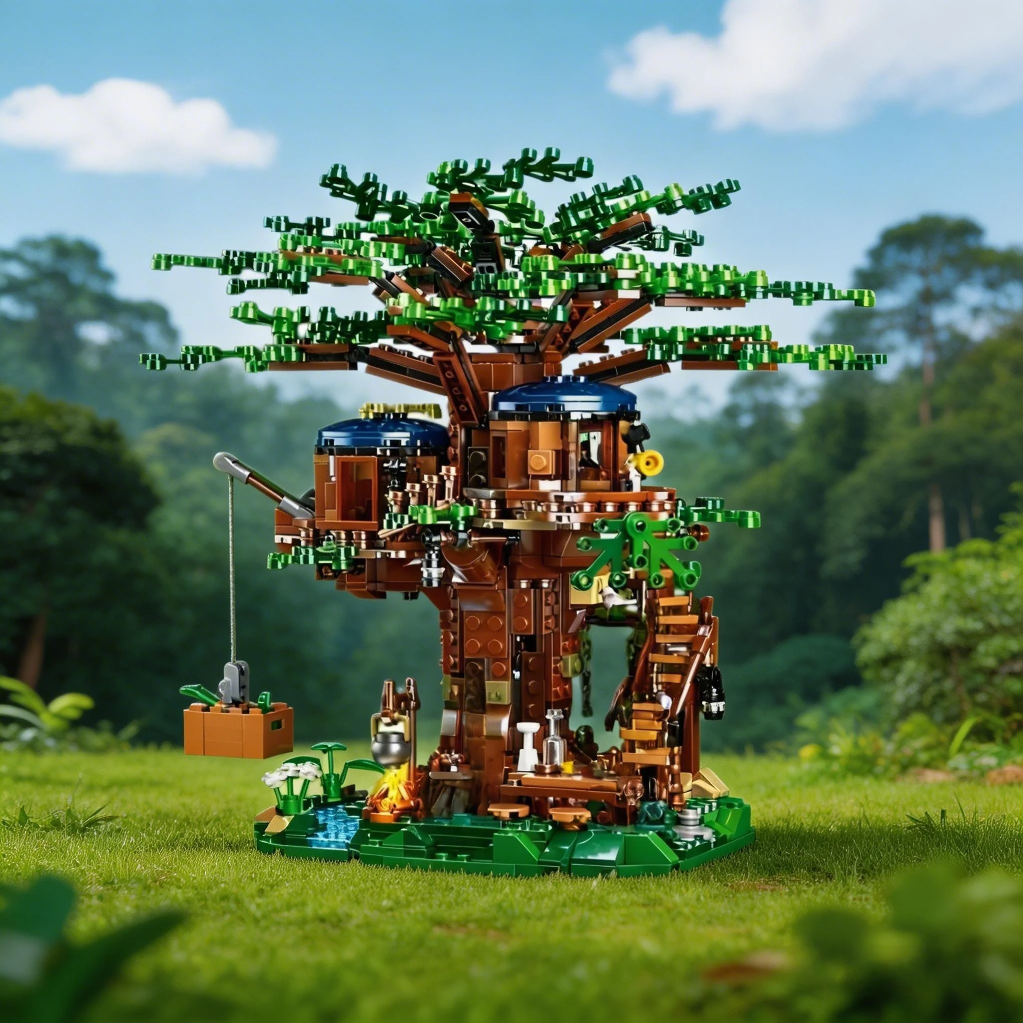 

2026 New tree house DIY Four Seasons Romantic House Friends Party Toys Adult Holiday Gifts