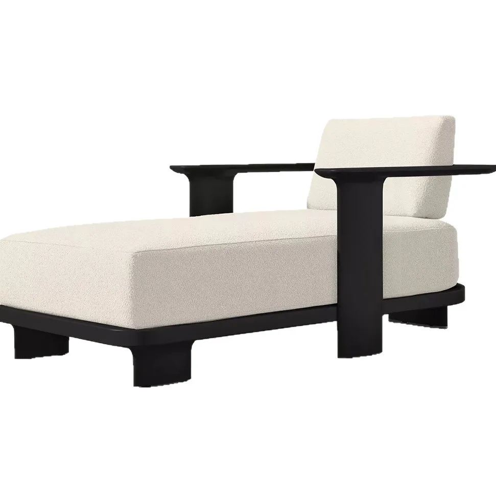 เตียงกลางแจ้ง เฟอร์นิเจอร์อลูมิเนียมอัลลอยด์ ระดับโรงแรมห้าดาว ริมทะเล สระว่ายน้ำ ระเบียง ห้องตัวอย่าง เก้าอี้พักผ่อนโลหะ