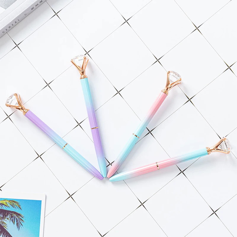 그라디언트 다이아몬드 크리스탈 선물 볼펜, 100 개