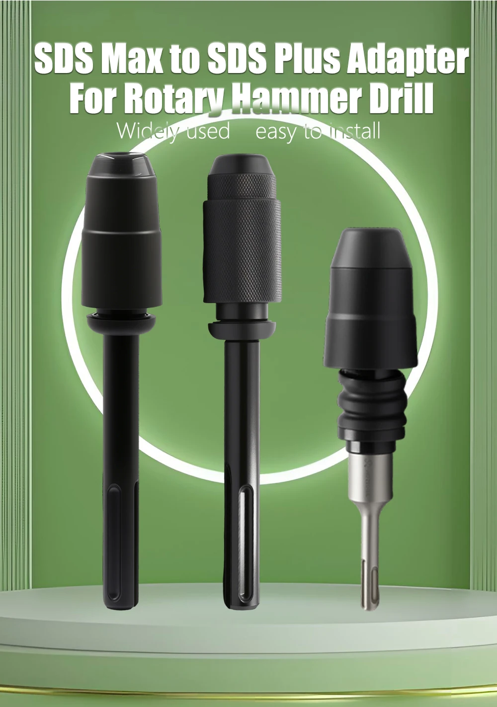 LAVIE 1-teiliger SDS-Max-Adapter – wandelt SDS Plus in SDS Max um – verschiedene Ausführungen erhältlich PJ007 – Detail 2