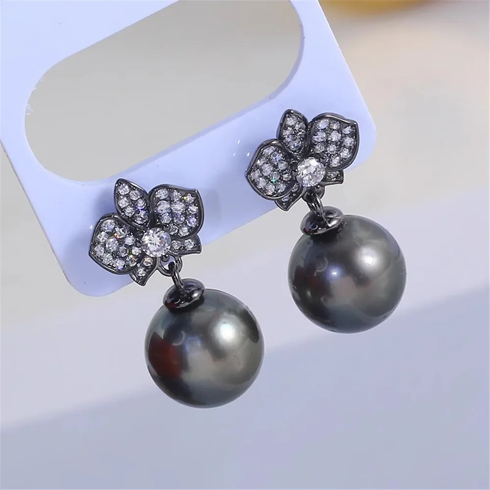 

S925 Sterling Silver Pearl Earring Settings DIY Jewelry Making Supplies Blank Earring Posts for Handcrafted Accessories No Pearl