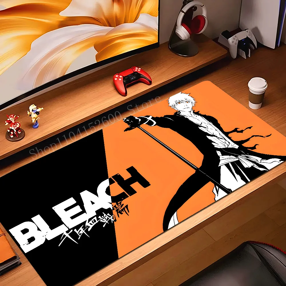 

Anime B-bleach Mousepad Mouse Mat Desk Mat With Pad Gaming Accessories Prime Gaming XXL Keyboard Pad