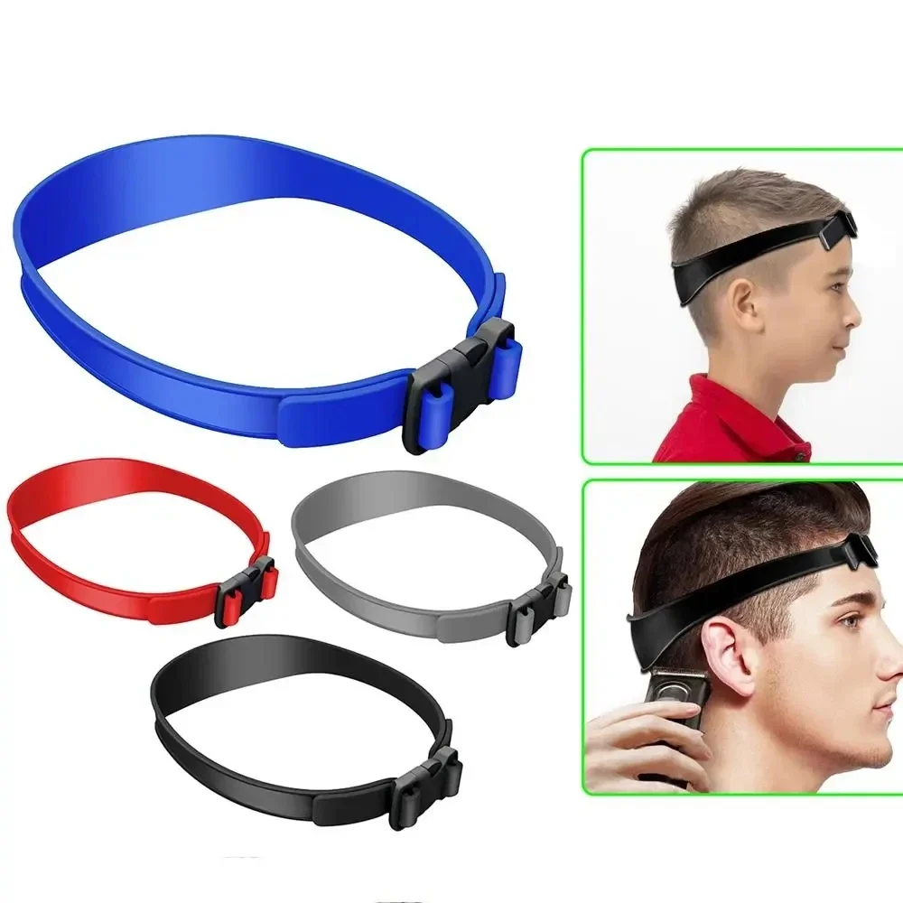 DIY Hair Trimming Template Haircut Band Breathable Curved Silicone Home Hair Trimming Guide for Boys Men