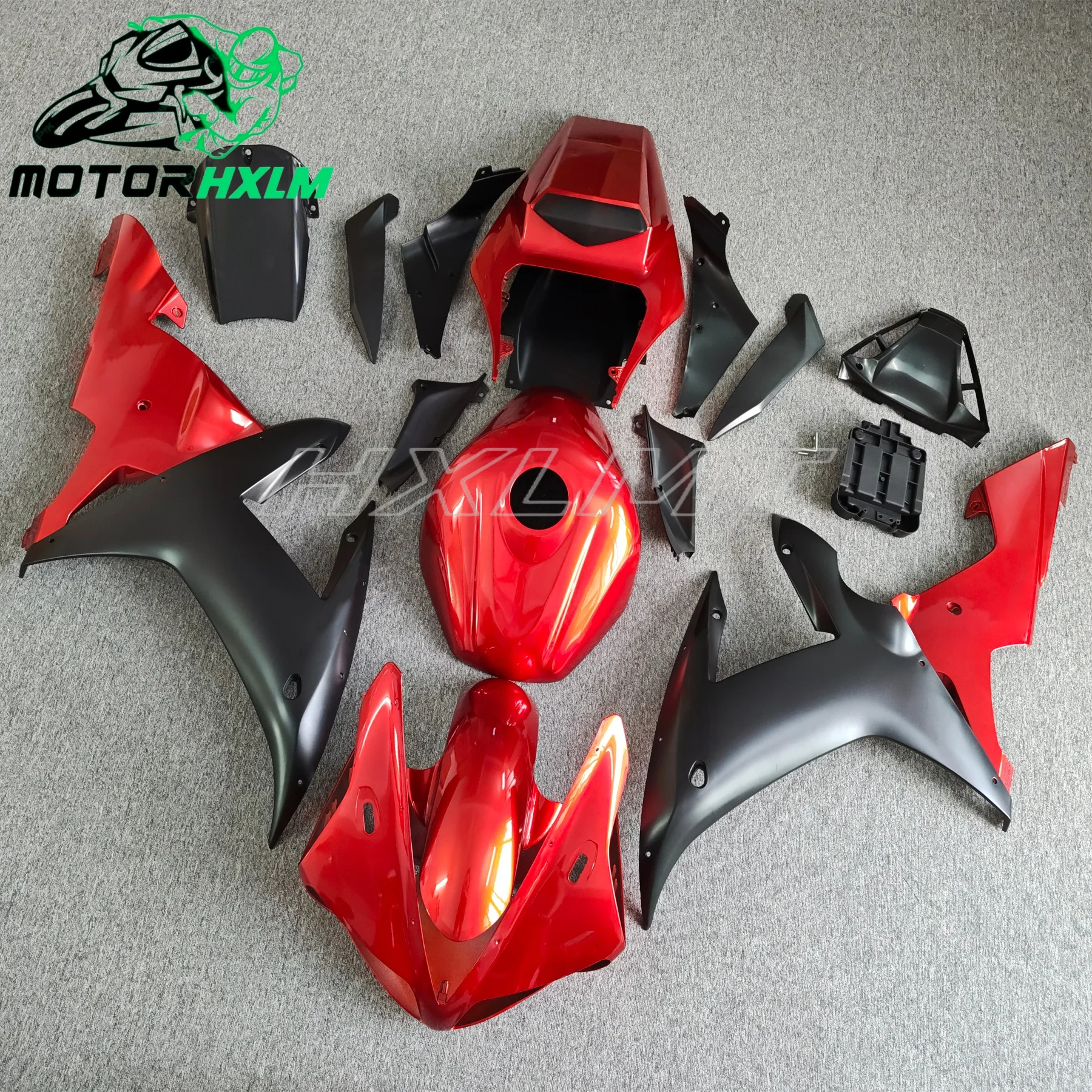 High Quality Full Fairing Kit Replacement For Yamaha YZF R1 YZF-R1 2002 2003 Bodywork Fairing kit Red Black and Silver Black