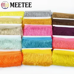 10Yards Meetee 10/15/20/30cm Polyester Tassel Fringe Trim Lace Ribbon DIY Sewing Latin Dress Garment Decoration Accessories