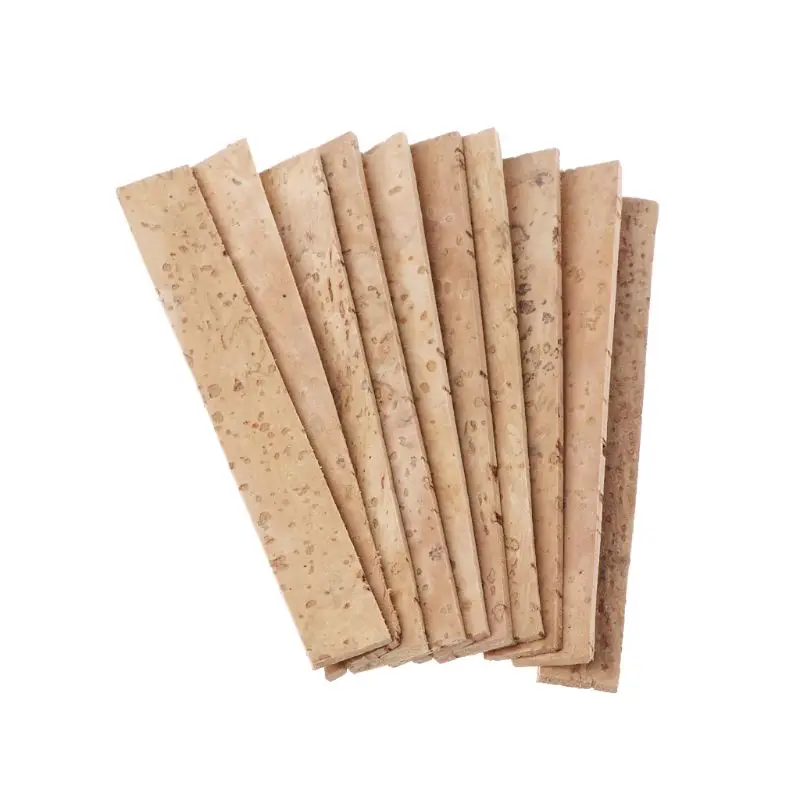 10pcs Clarinet Cork Joint Corks Sheets for Sax Musical Instruments 81x11x2mm