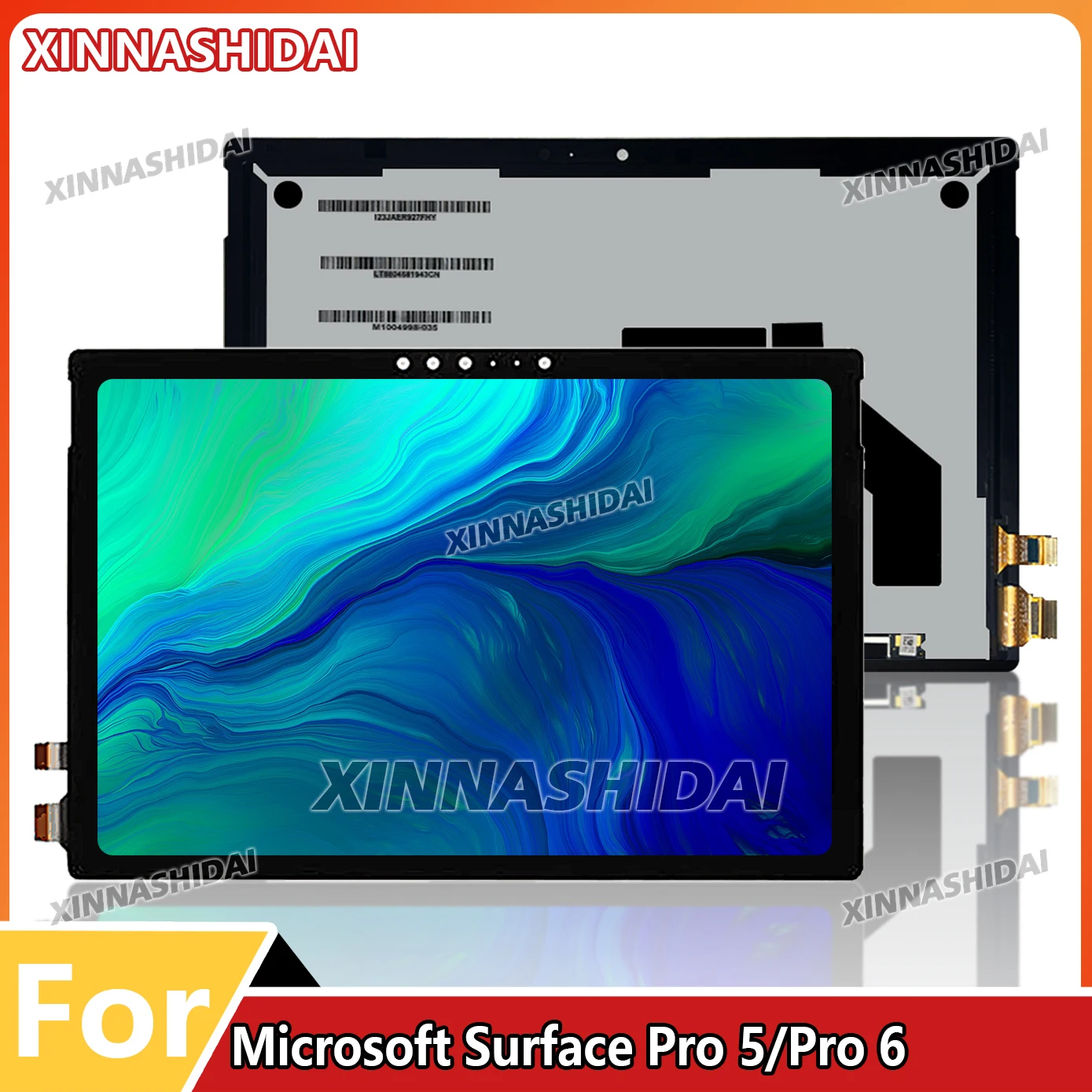 

High Quality new For Microsoft Surface Pro 5 1796 Pro 6 1807 LCD Display Touch Screen Assembly Replacemen 100% Tested
