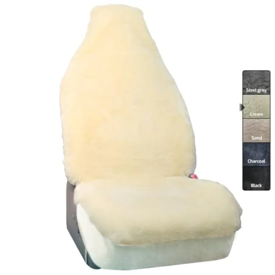 

Чехол для автомобильного сиденья Aegis Premium из овчины, австралийская мериносовая шерсть, легко устанавливается, универсальный размер для лета и зимы, подходит для автодомов, внедорожников, грузовиков, S-класса.