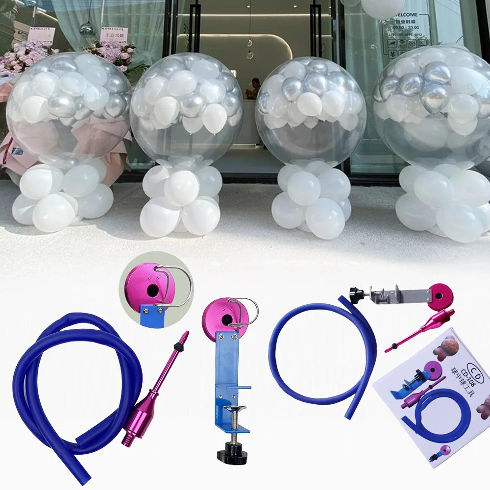 

Portable Balloon Stuffing Balloon Expander Tools Filling Inside Balloon Baloon Stuffing Tool Kit For Wedding , Party, Birthday