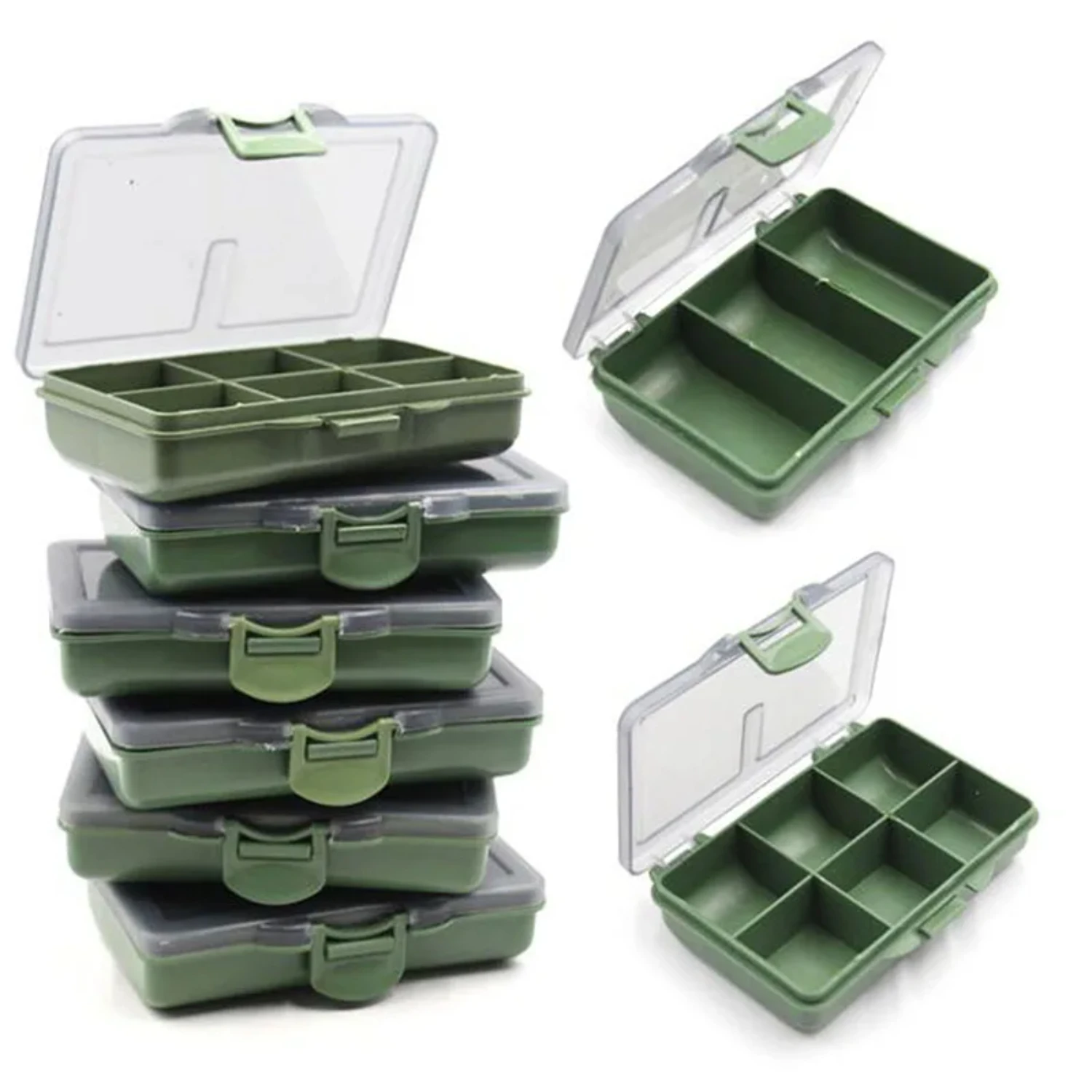 Fishing Enthusiasts' Portable Tackle Box System for Organization and Convenience on the Go. Keep Your Bait Easily Accessible wit