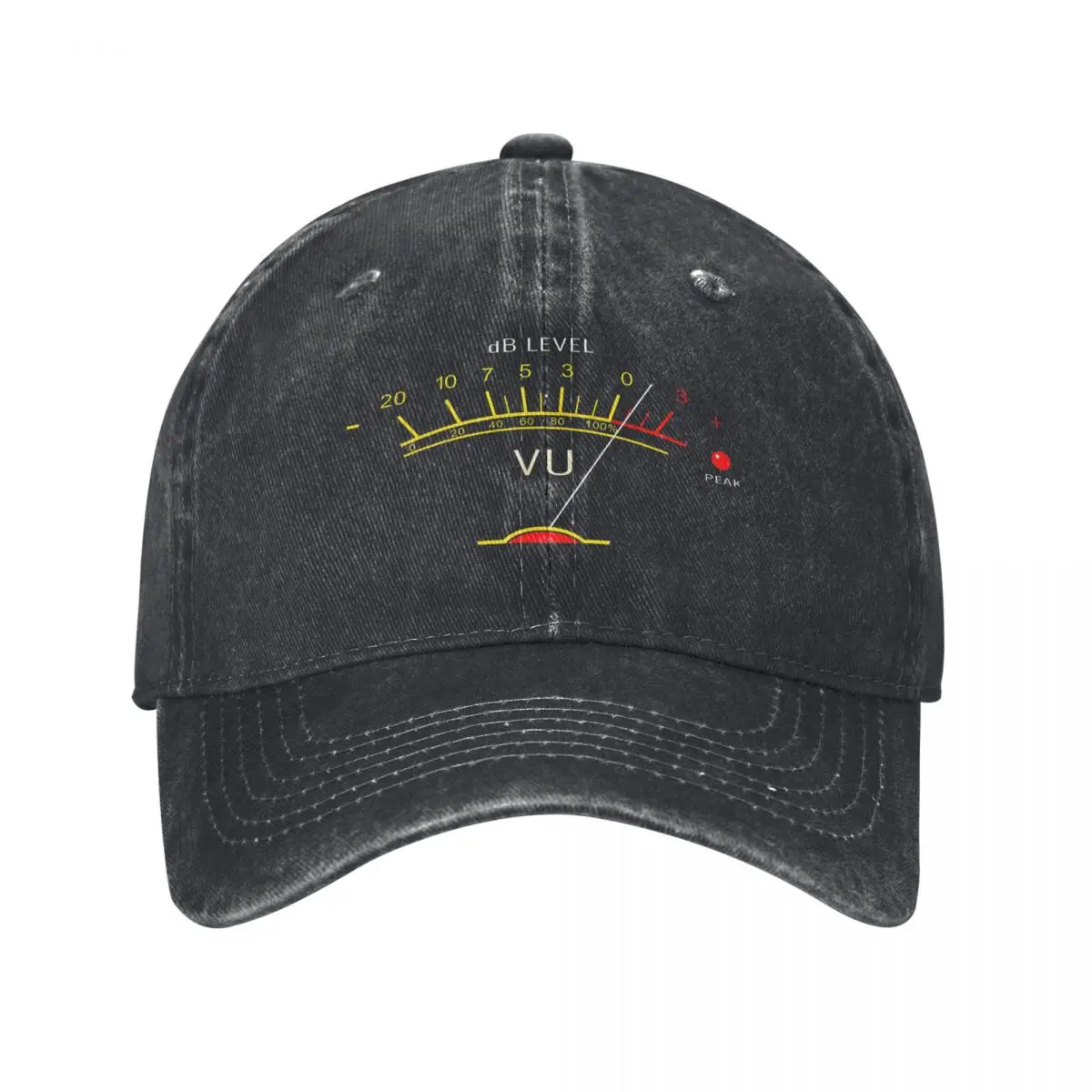 

Vintage Volume VU Meter Vintage Baseball Cap Men Women Distressed Cotton Headwear Audio Engineer Outdoor Workouts Gift Hats Cap