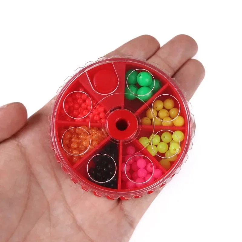 1 مجموعة الصيد الخرز مضيئة البحر الصيد الملحقات الصغيرة الفول حجب مضيئة الخرز الصيد مجموعة حجب أدوات الصيد