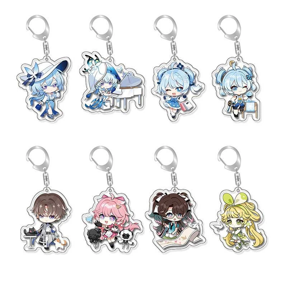 Game Wuthering Waves The Shorekeeper Youhu Zhezhi Verina Cosplay COSTUME Acrylic Key Chain Keychain Pendant Accessories
