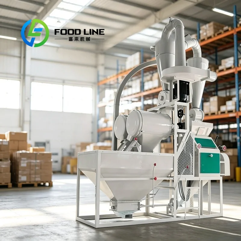 Maize Flour Mill Machine Wheat Grinding High Efficiency Motor Energy Saving System Grain Depot Processing Unit Bulk Supply