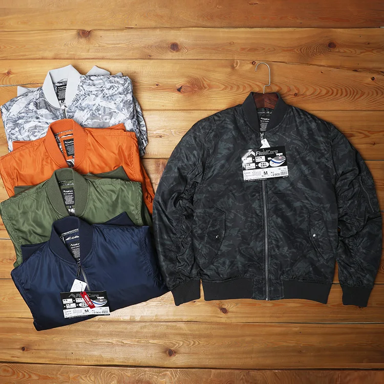 

Thermal Reflective MA Flight Jaet Autumn Winter Thiened Baseball Sle Coat Men's Women's Cotton Clothes Value Tail End