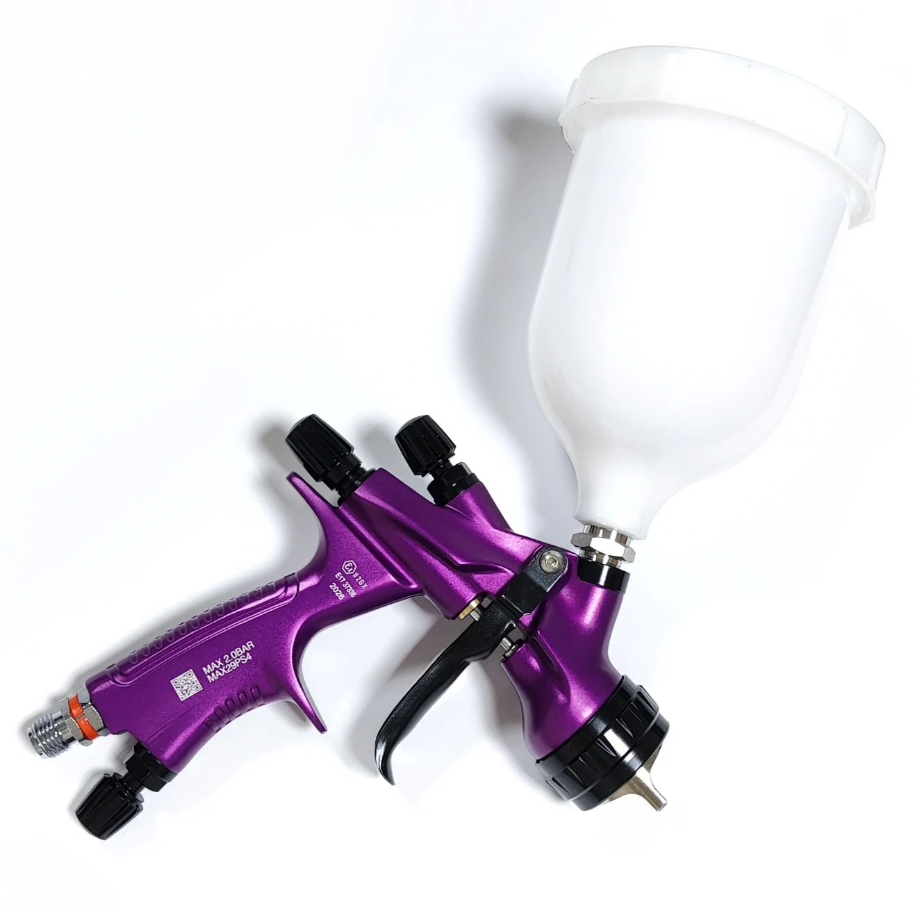 DeVIDISS HVLP NGT Pro TE20 Lite Spray Gun Kit Professional 1.3mm Nozzle Car Paint Application Comfortable for All Car Paints