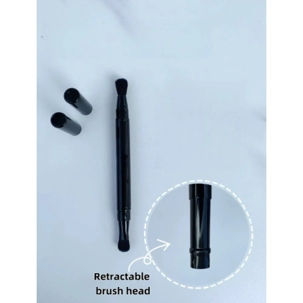 Ensemble de pinceaux de maquillage, brosse à Blush, brosse de fond de teint à Double usage, seau de rangement pour pinceaux de fard à paupières à Double extrémité, cadeau de vacances de luxe