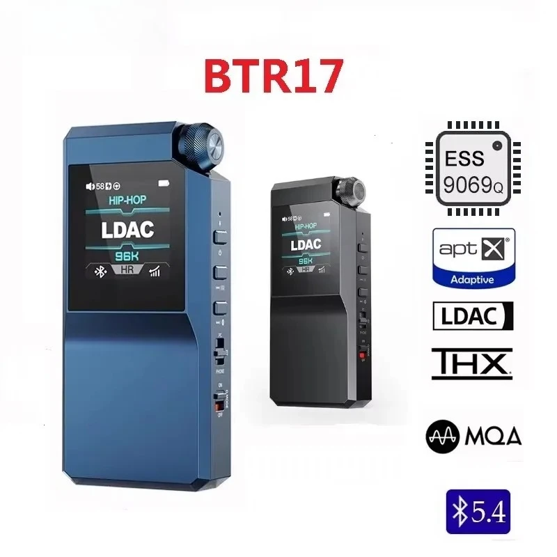 

FiiO BTR17 Portable Bluetooth Decoding Earphones Power Amplifier HiFi Custom AAC/SBC/aptX/aptXAdaptive/aptxLossless/atXHD/LDAC