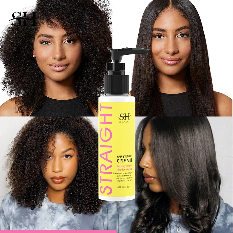 SEVICH Keratin Hair Straightening Cream Hair Repair Conditioner Hair Salon Protein Correction Cream Reduce Frizzy Dry Hair Care