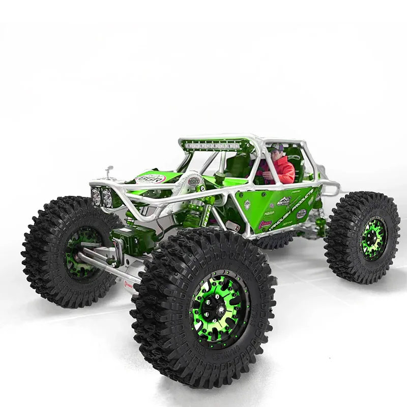 4 Uds. Neumático de goma de 105mm y 1,9 "para coche trepador de control remoto Axial SCX10 II III 1/10 Traxxas TRX4 RC4WD D90 Redcat MST