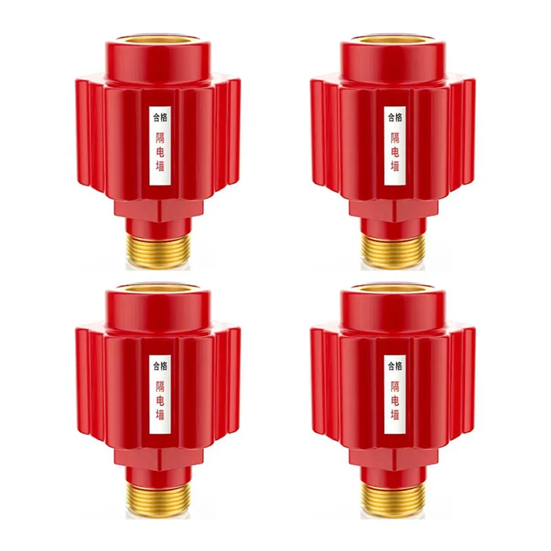 

A38T-4Pcs [утолщенные медные зубцы] Электрический водонагреватель Антиэлектрические настенные фитинги для бытового водонагревателя