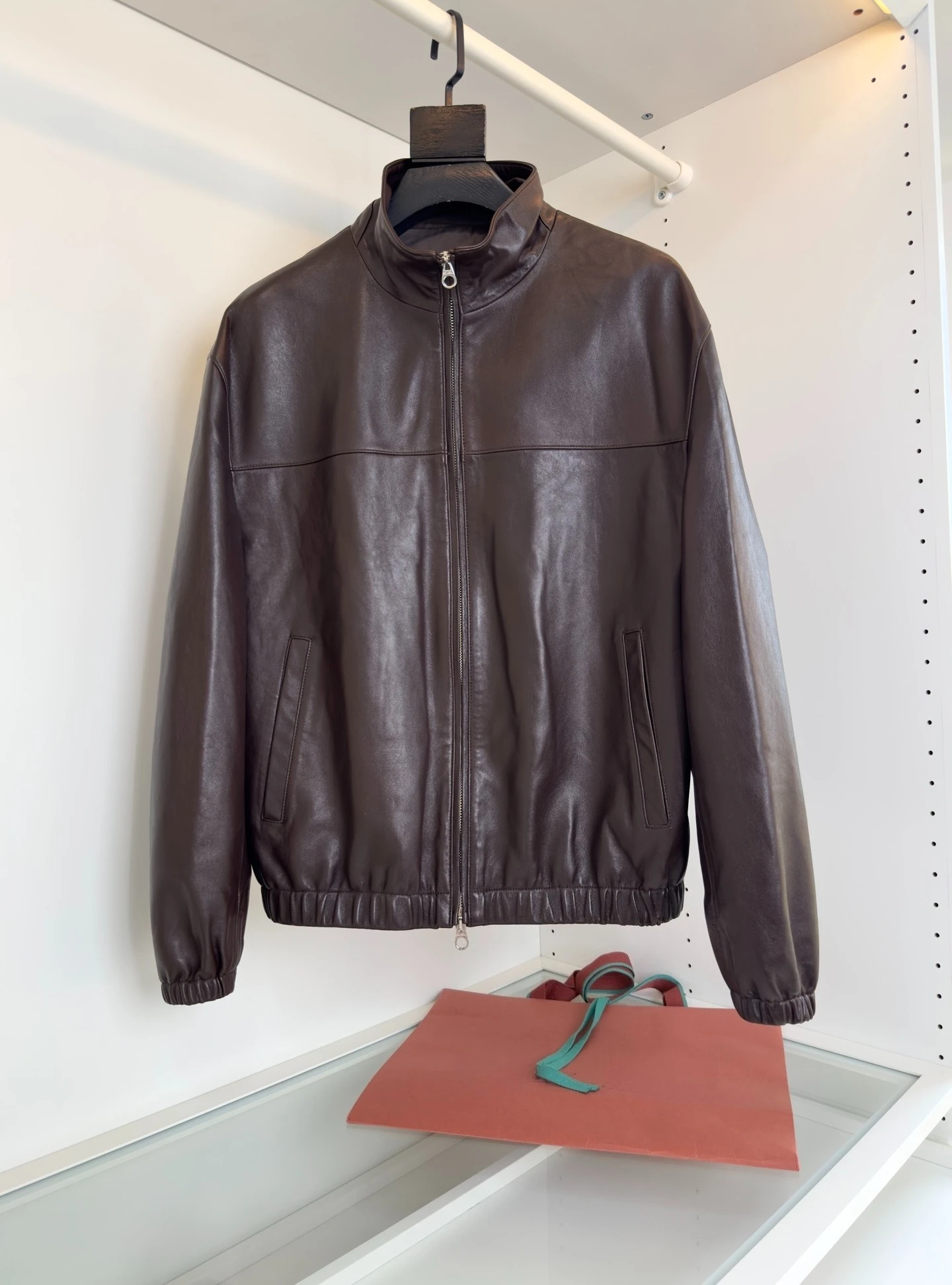 

LP 25aw classic stand-up neck sheepskin jacket