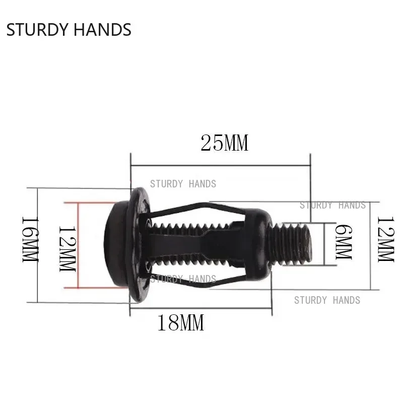 10 Buah Drywall Jangkar Eternit Rongga Plug Dowel Berongga Dinding Jangkar Molly untuk Langit-langit Ekspansi Sekrup Mobil Dasar Penahan